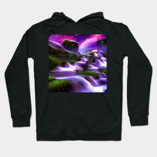 Fantasy of Flowing Water Hoodie